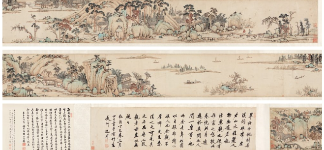 沈周山水画作品