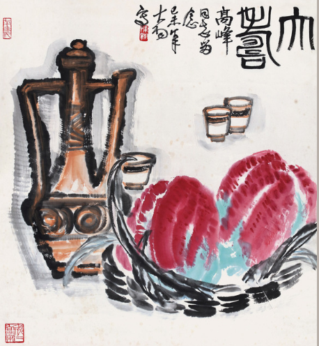 陈大羽书画5.7平尺成交价RMB17,250